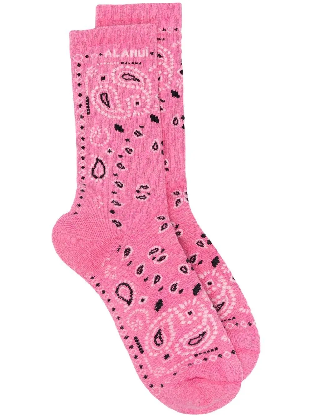 

Alanui calcetines con motivo de bandana - Rosado