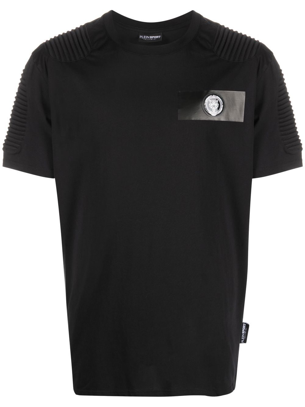 Plein Sport Round Neck T-shirt In Black