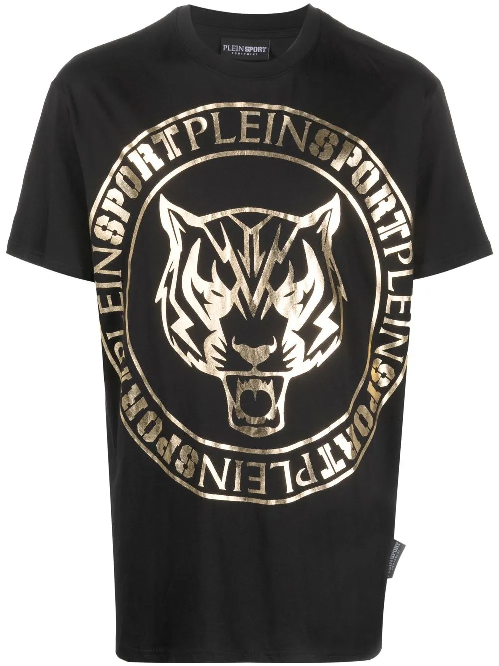 

Plein Sport Tiger logo-print T-shirt - Black