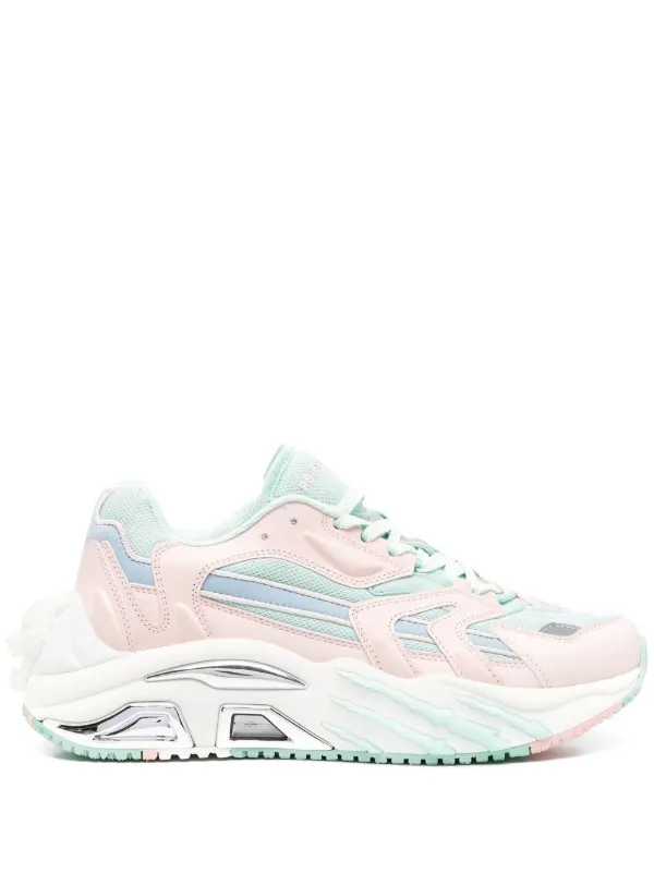 Plein Sport Panelled Chunky lace up Sneakers Farfetch
