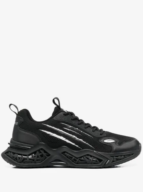 Plein Sport tenis con agujetas y paneles