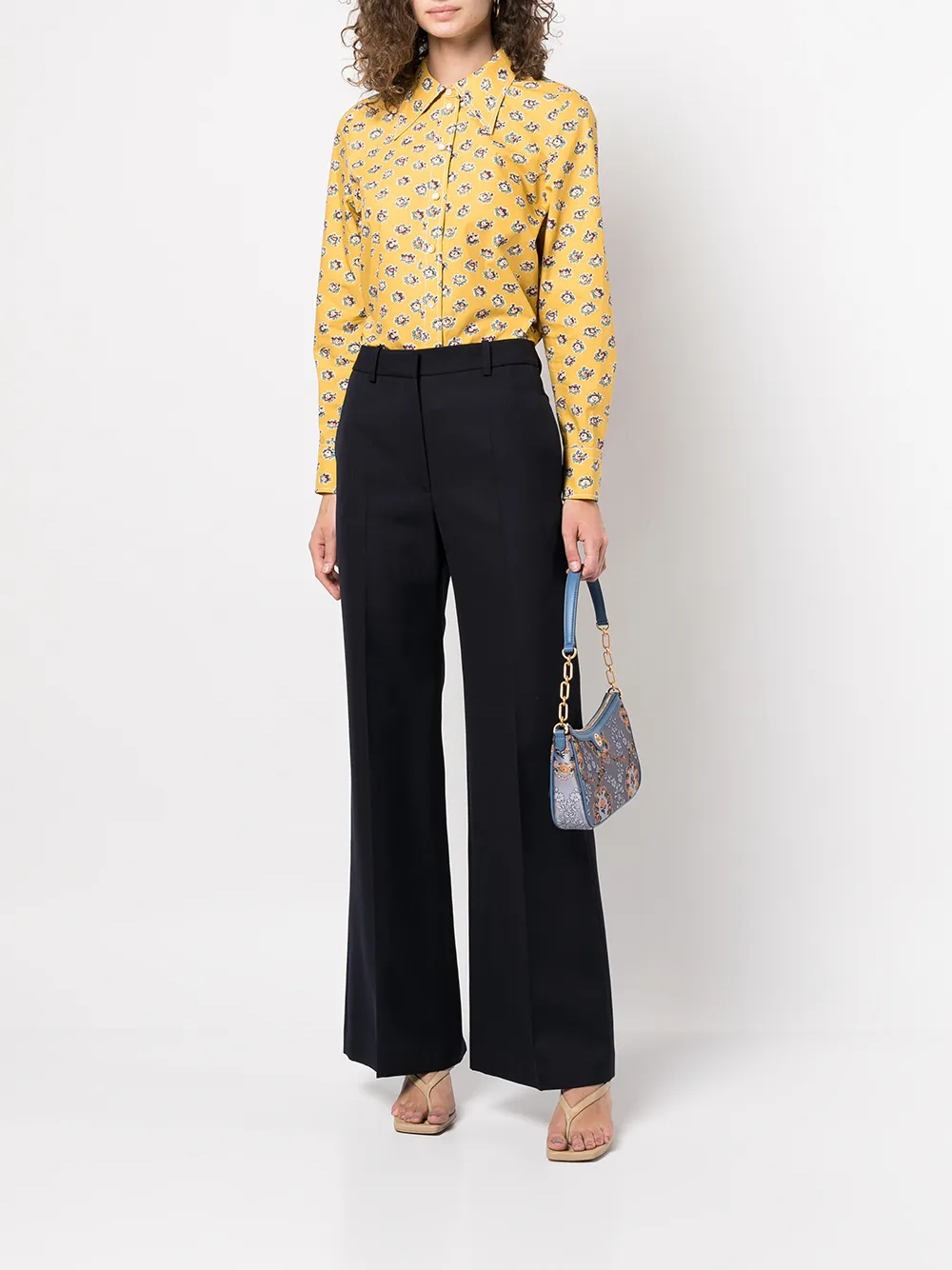 Tory Burch Popeline blouse - Geel