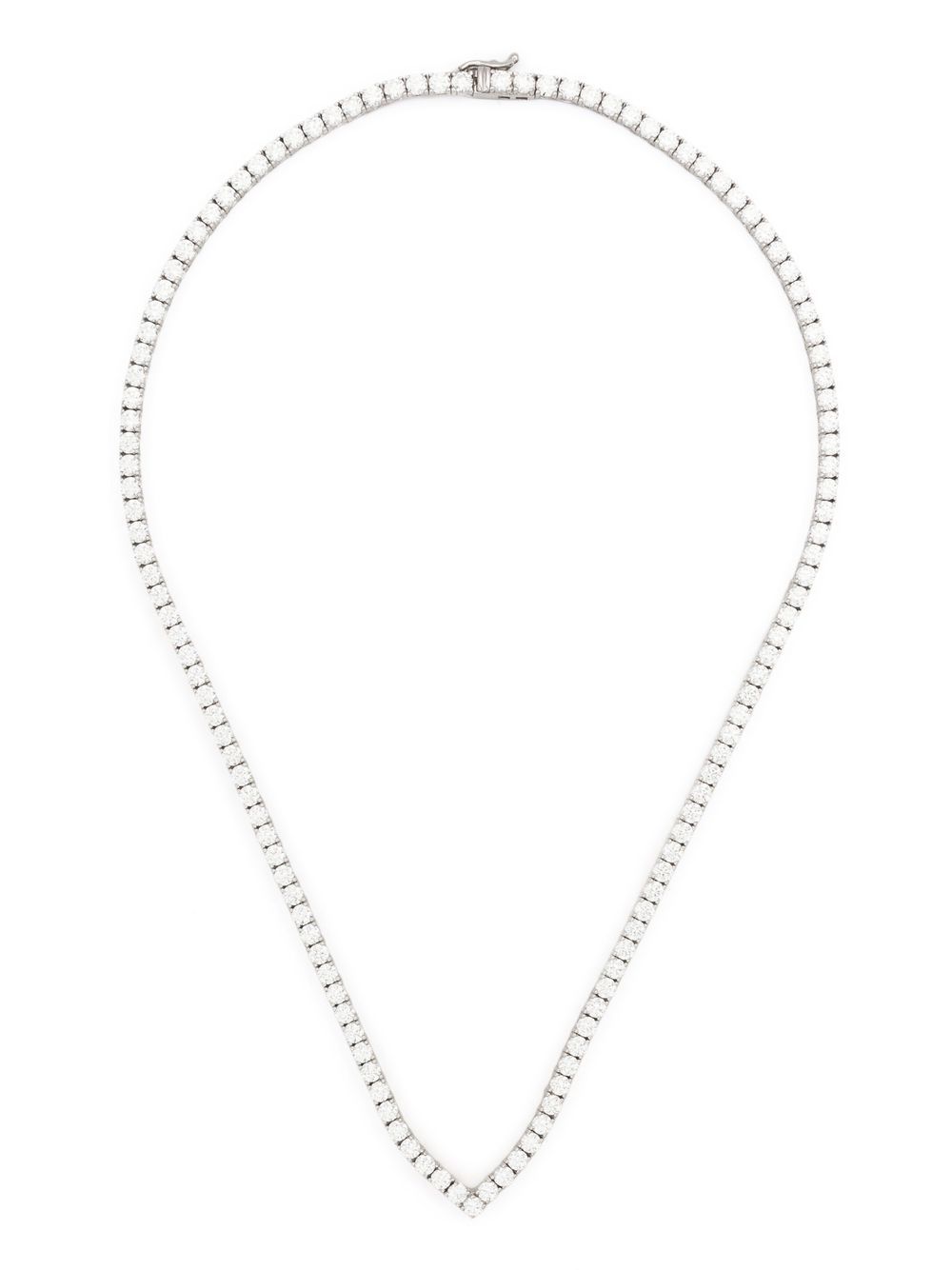 CARAT* LONDON Vee Channel Crystal Necklace - Farfetch