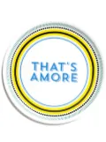 Bitossi Home 6 piece That's Amore pizza plate set - White