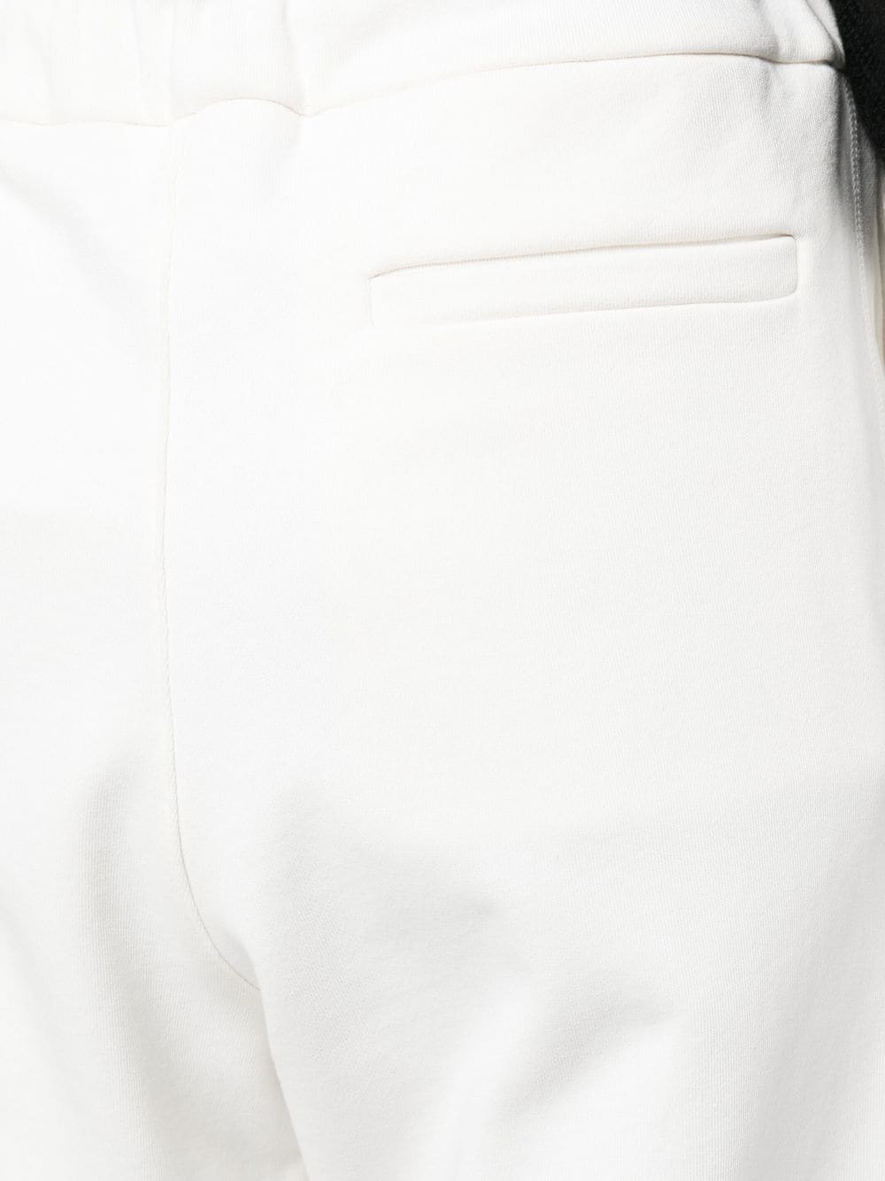Shop Jil Sander Cotton Drawstring Trousers In White