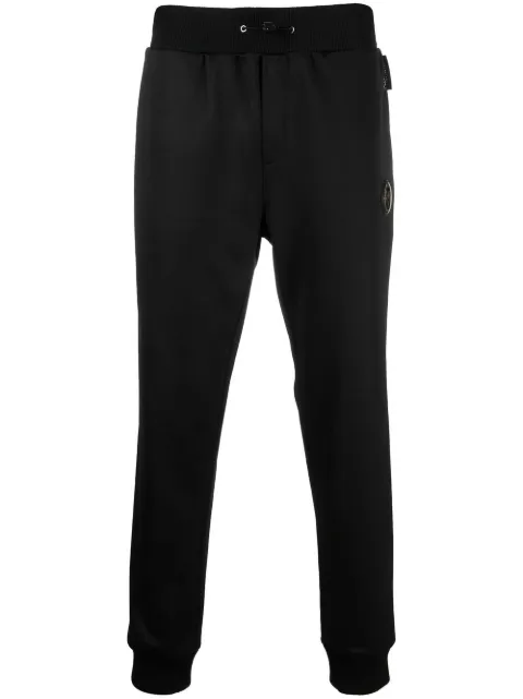 Plein Sport tiger-head motif track pants