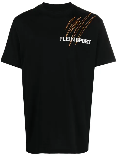 Plein Sport Scratch logo-print T-shirt