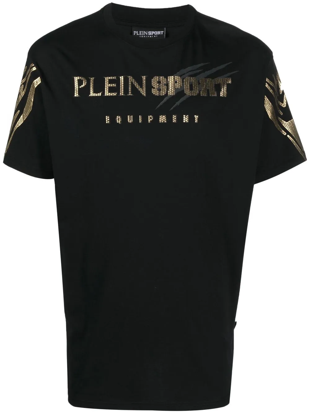 

Plein Sport playera con logo estampado - Negro