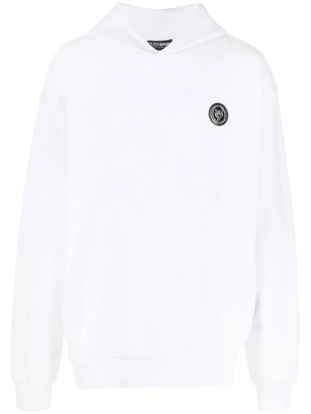 

Plein Sport logo-print hoodie - White