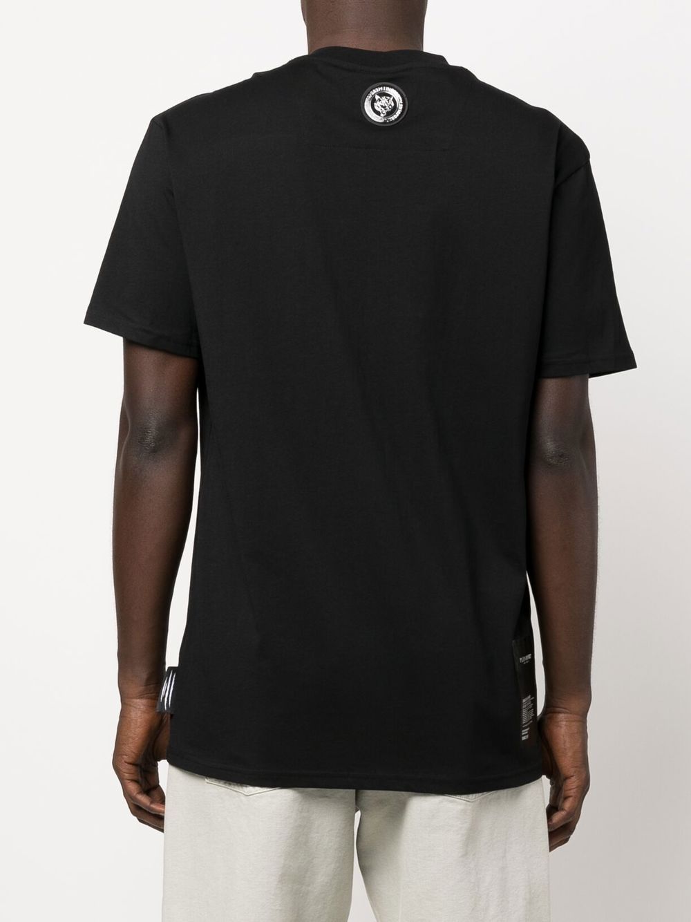 Shop Plein Sport Tiger-head Logo-print T-shirt In Black