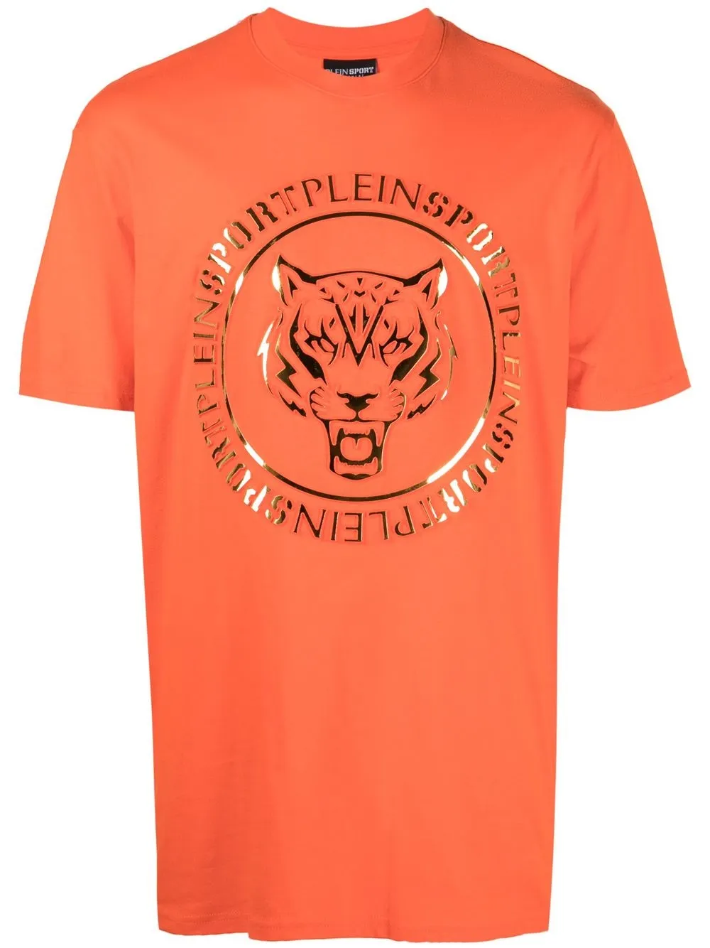 

Plein Sport SS Tiger graphic-print T-Shirt - Orange