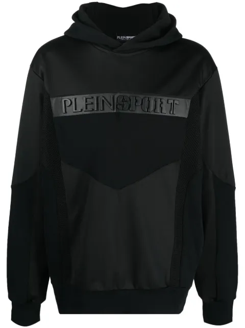 Plein Sport hoodie con logo en relieve 