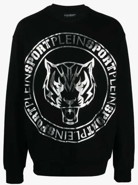 Plein Sport sudadera con logo estampado