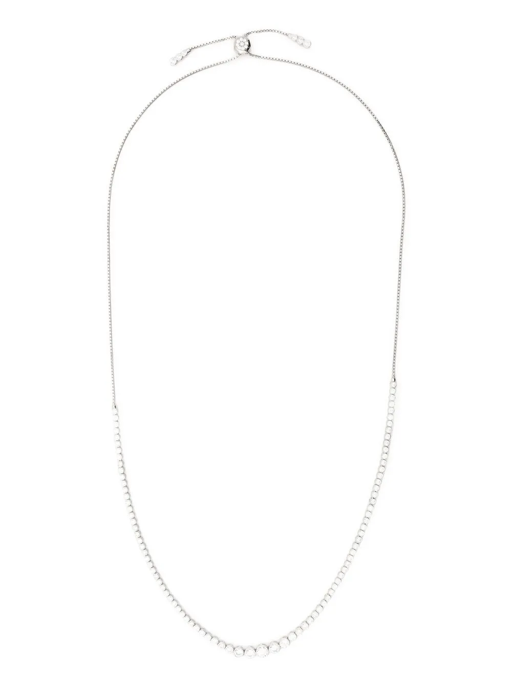 

CARAT* LONDON Quentin crystal-embellished necklace - Silver