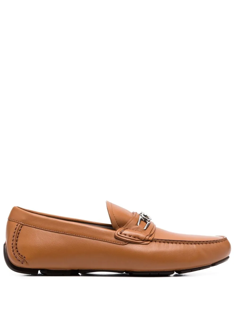 ferragamo tan loafers