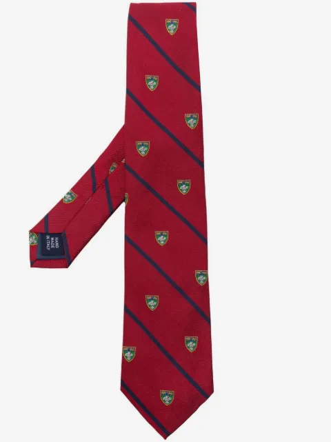 Polo Ralph Lauren crest-print tie