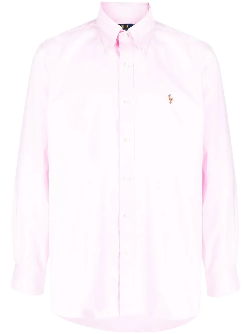 

Polo Ralph Lauren embroidered-logo cotton shirt - Pink