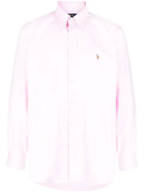 Polo Ralph Lauren Camisa de algodão com logo bordado