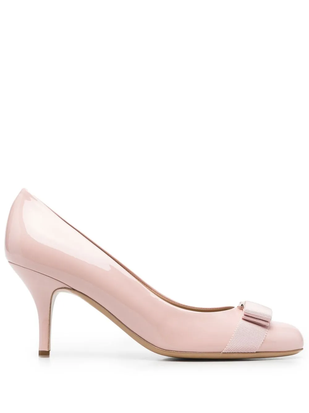 

Ferragamo Carla 70mm Viva-bow pumps - Pink