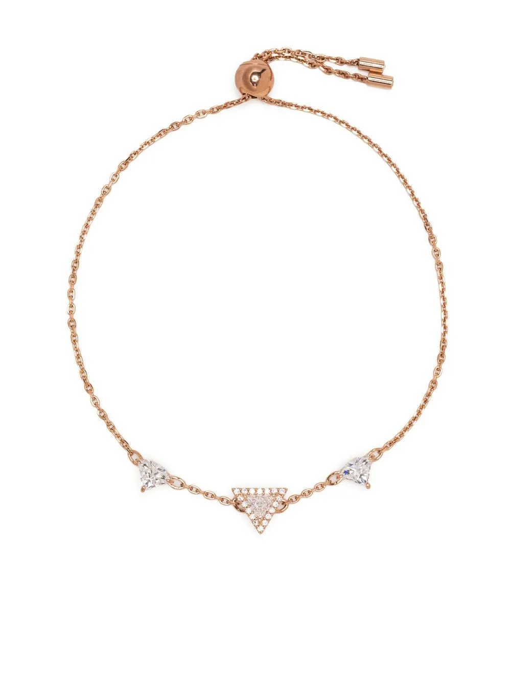 

Swarovski pulsera Ortyx con corte triangular - Dorado