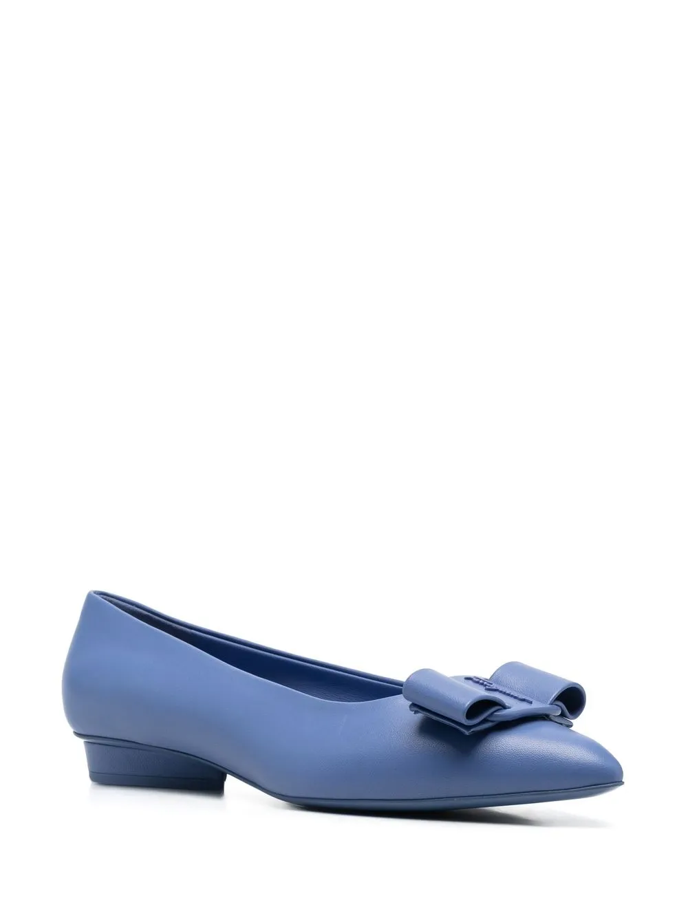 Ferragamo Viva pumps met puntige neus - Blauw