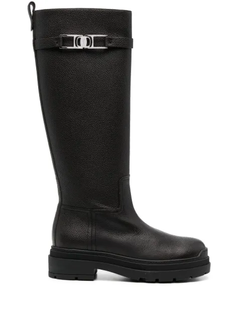 Ferragamo Ryder knee-length leather boots 