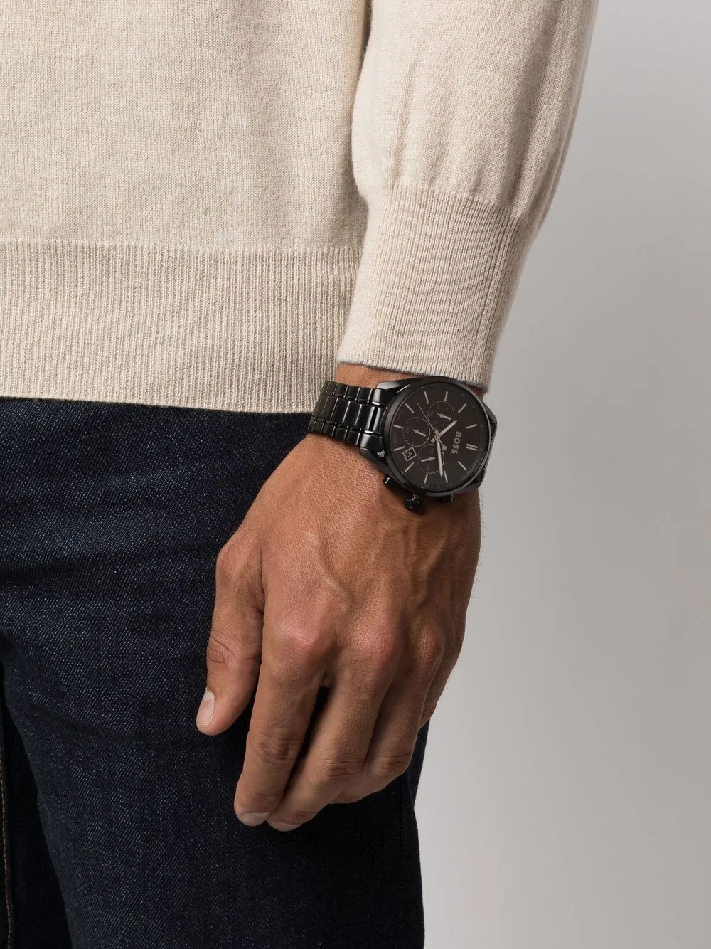 BOSS Champion Chronograph horloge - Zwart