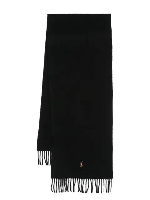 Polo Ralph Lauren Polo Pony fringe-detailing scarf