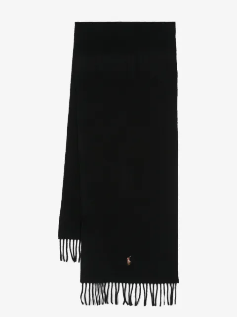 Polo Ralph Lauren Polo Pony fringe-detailing scarf 