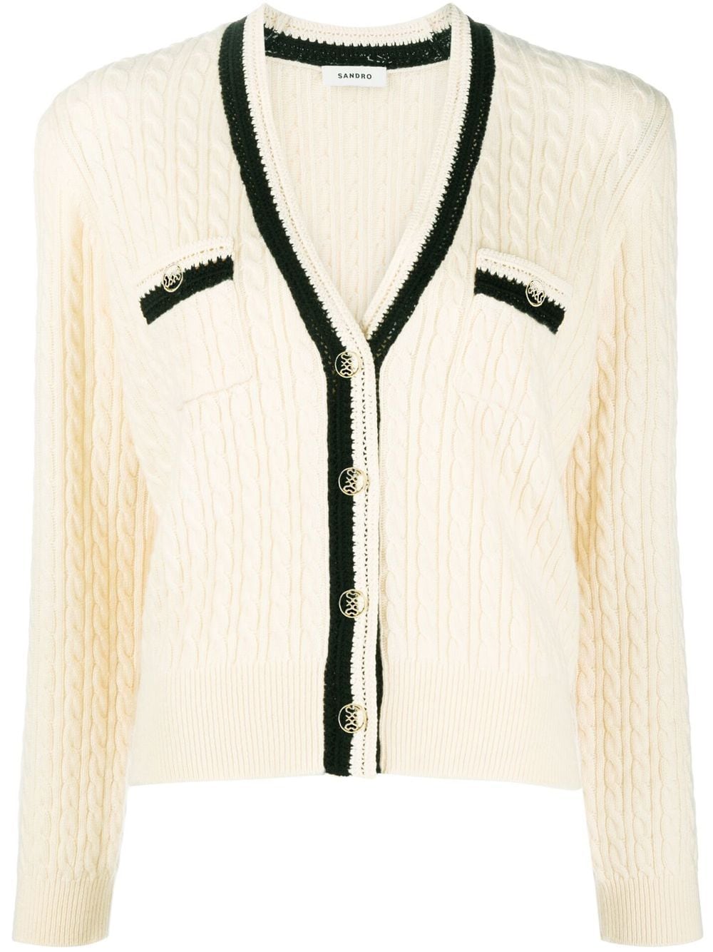 Sandro Wool Button Front Cardigan | Smart Closet