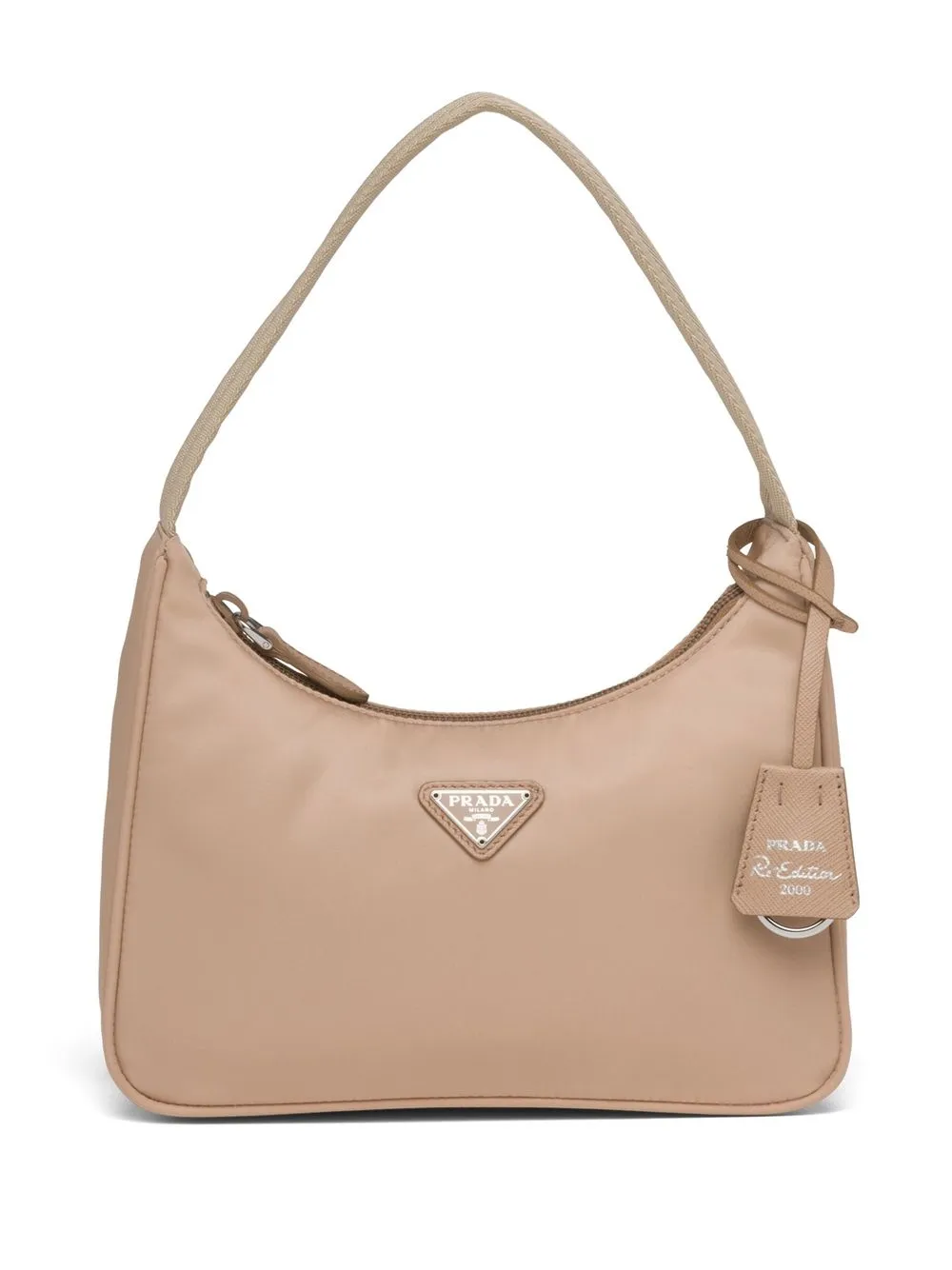 Prada Re-Nylon Re-Edition 2000 mini-tas Beige