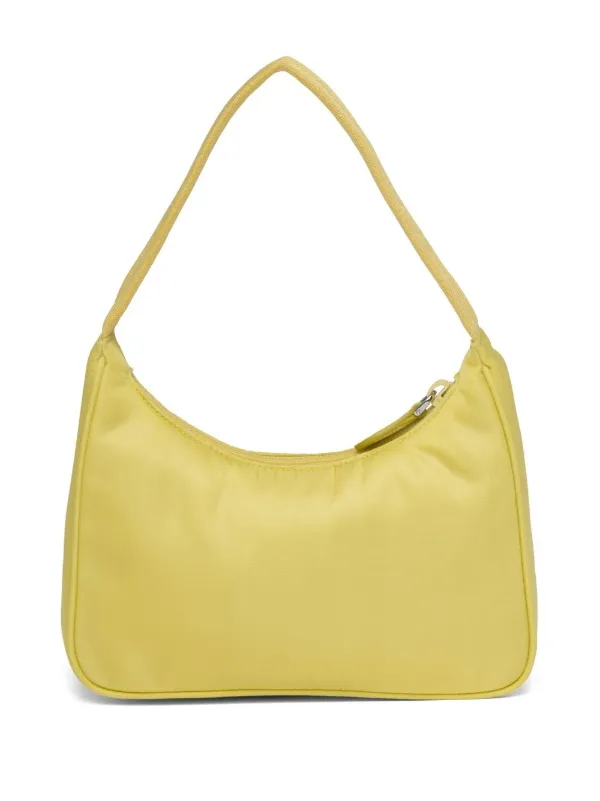 Prada Re-Edition 2000 Nylon Shoulder Bag - Yellow