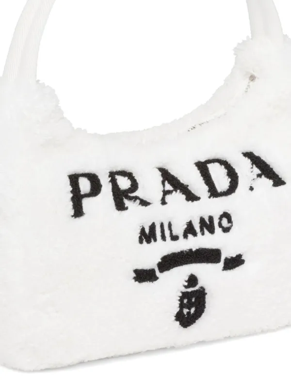 Shop PRADA Re-edition 2000 terry mini-bag (1NE515_2DXO_F0C5K