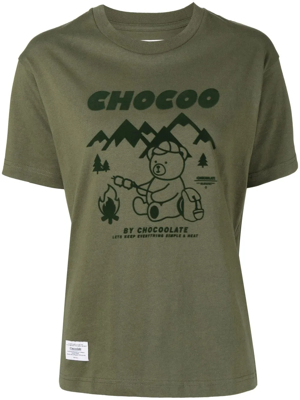 

CHOCOOLATE playera con estampado gráfico - Verde