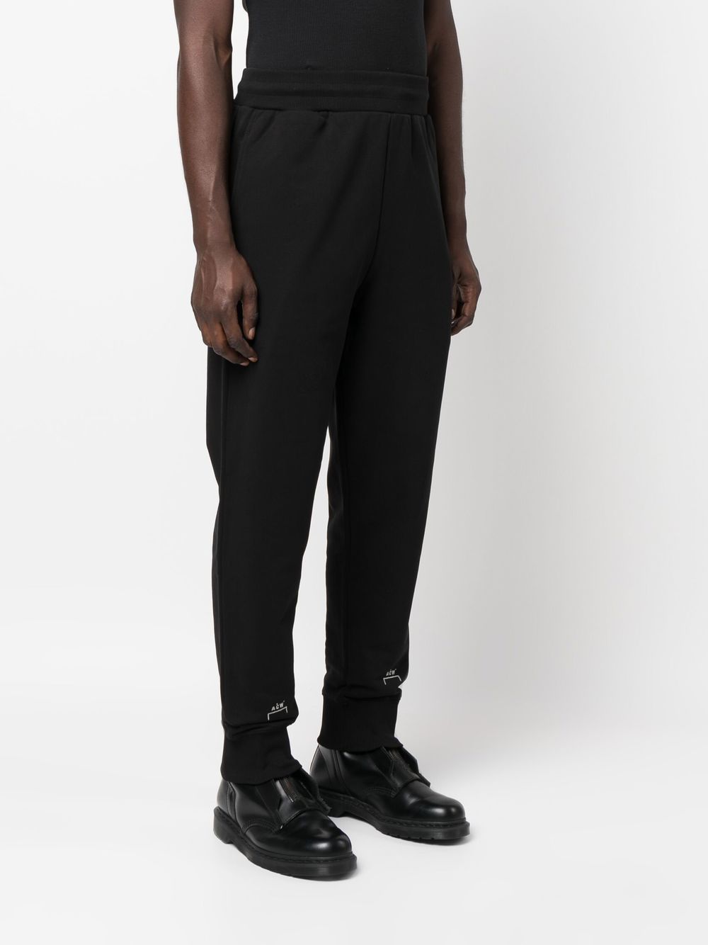 Shop A-cold-wall* Logo-print Track Pants In Schwarz