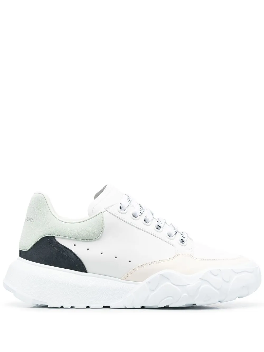 

Alexander McQueen tenis Court con diseño color block - Blanco