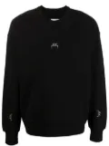 A-COLD-WALL* logo-print crew neck sweatshirt - Black