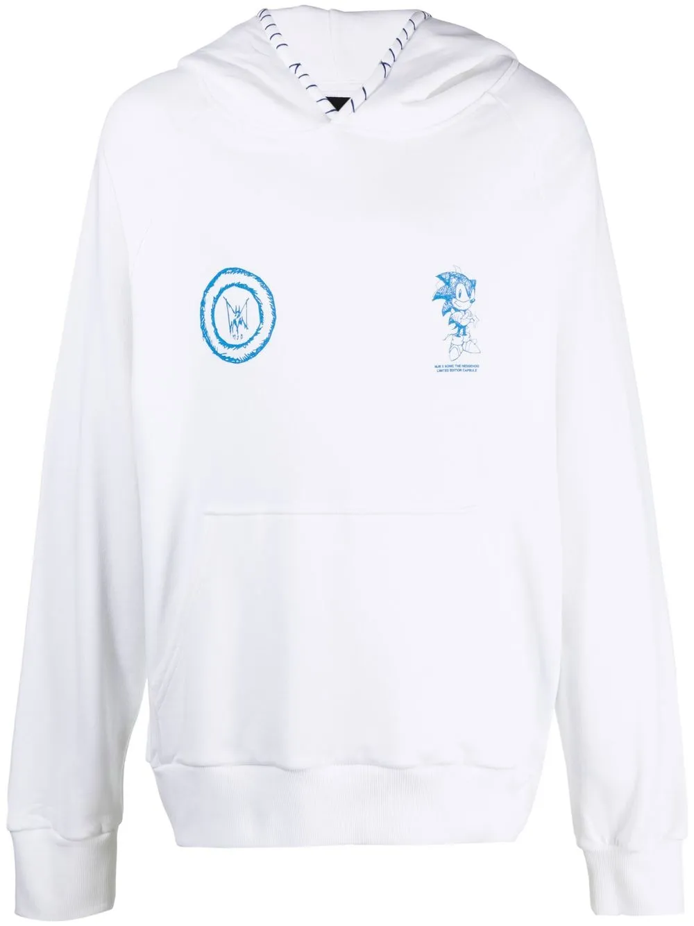 

MJB Marc Jacques Burton hoodie con logo estampado - Blanco