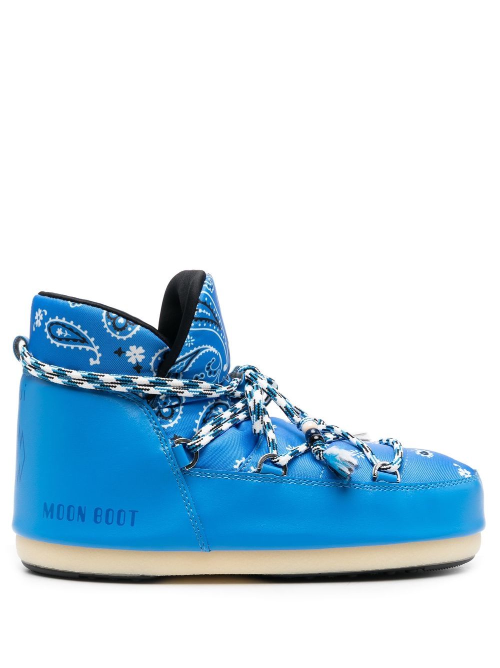 

Alanui x Moonboot Full Moon Bandana ankle boots - Blue