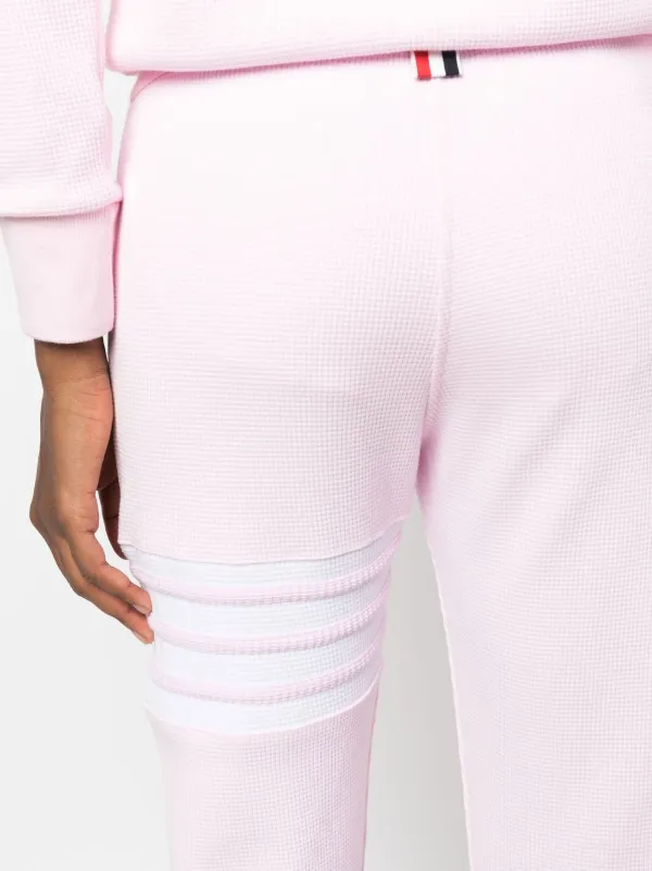 Thom Browne 4-bar Stripe Tapered Joggers | Pink | FARFETCH