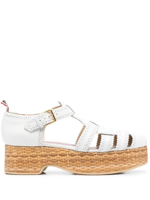 Thom Browne platform caged round-toe sandals
