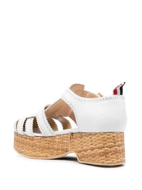 Thom Browne Sandalen Met Plateauzool Farfetch