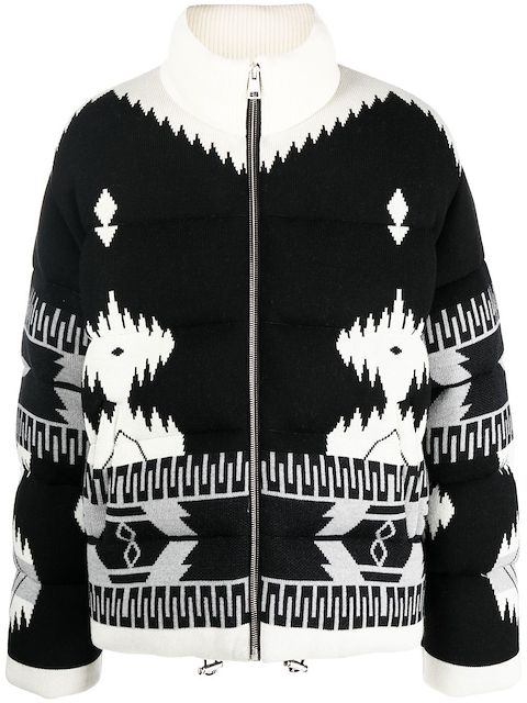 Alanui Icon graphic-print padded coat