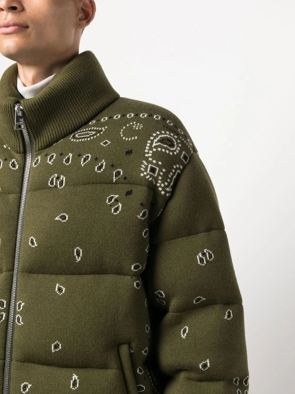 Alanui Bandana Puffer Jacket Farfetch