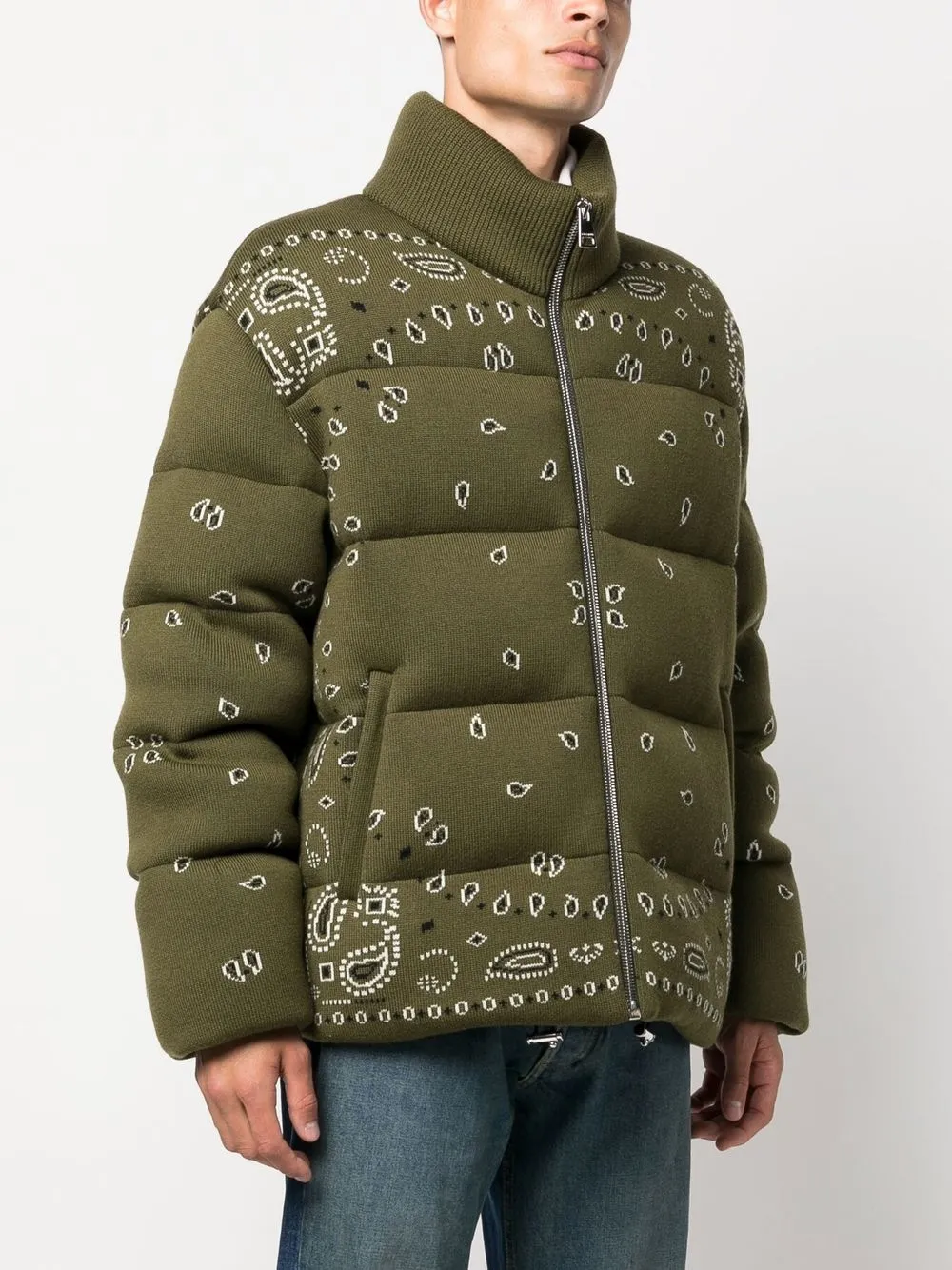 Alanui Bandana Puffer Jacket Farfetch