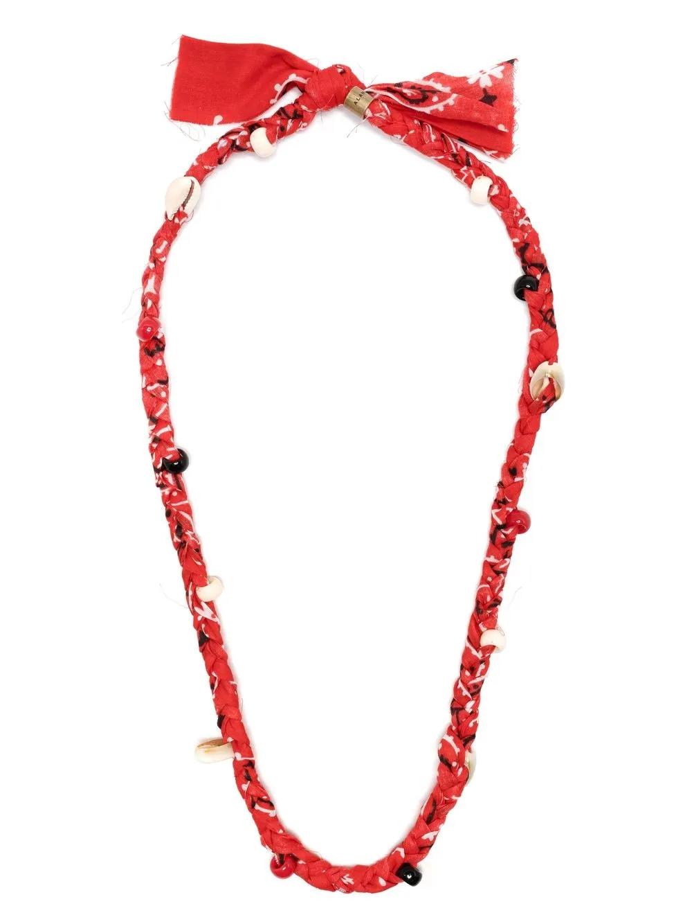 

Alanui braided bandana necklace - Red