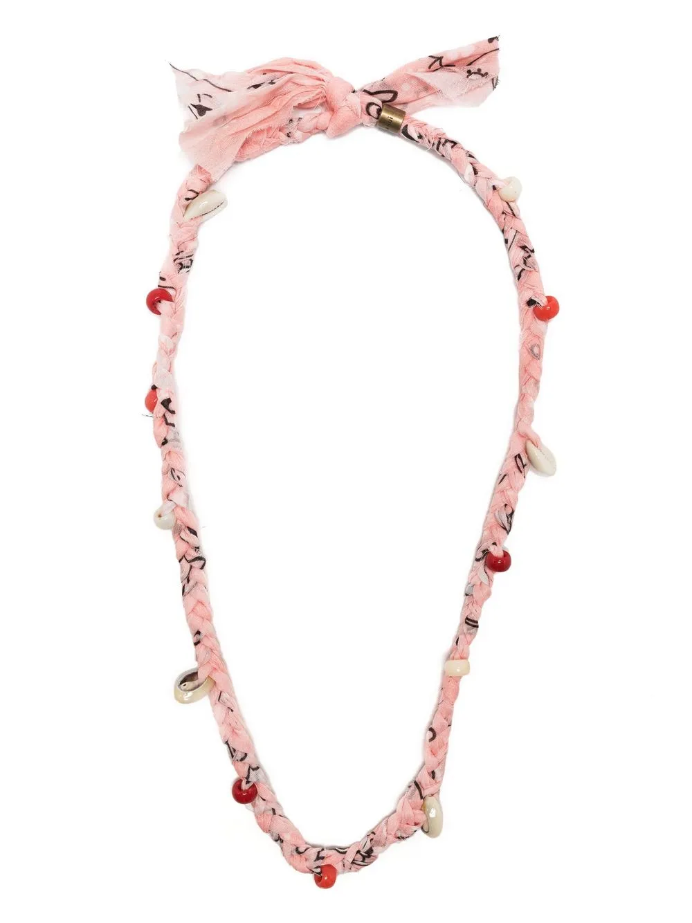 

Alanui braided bandana necklace - Pink