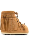 Alanui x Moon boot Icon Low fringed snow boots - Brown