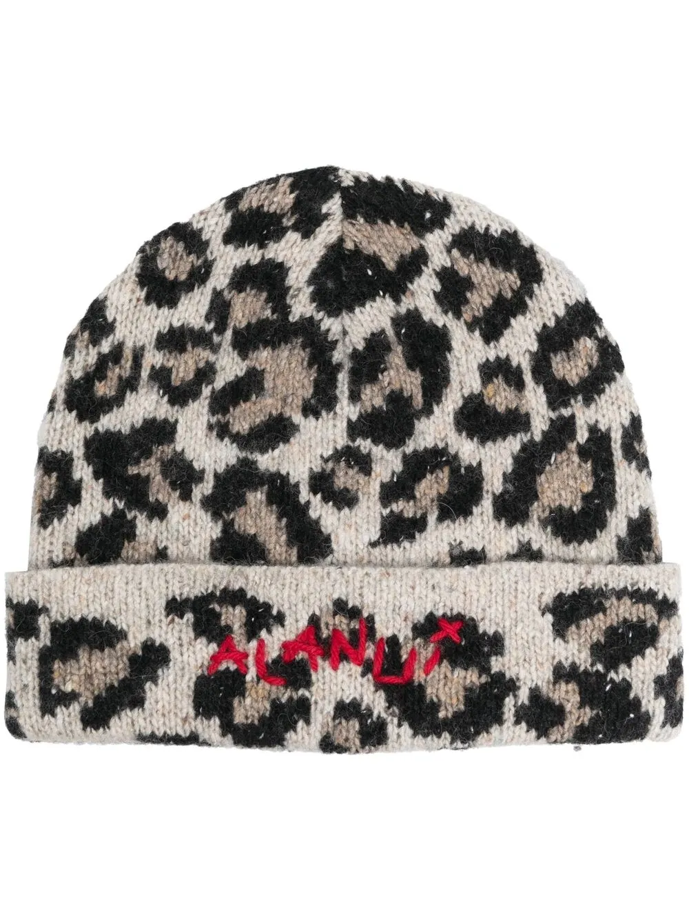 

Alanui Wild Spirit logo beanie hat - Grey