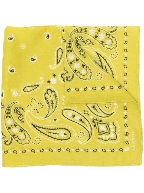 bandana-print scarf
